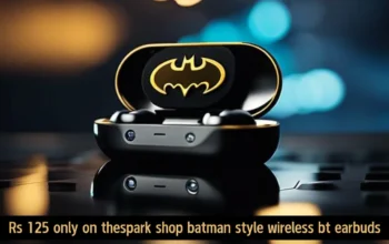 RS 125 Only on TheSpark Shop Batman Style Wireless BT Earbuds